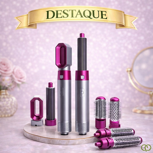 PRENDILORA – Modelador e Escova Multifuncional de Cabelo 5 EM 1